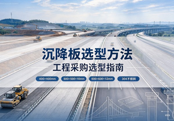 相城沉降板选择方法
